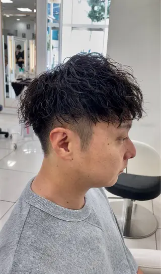 パーマ メンズ メンズパーマ特化 👑店長👑間宮👑のヘアスタイル