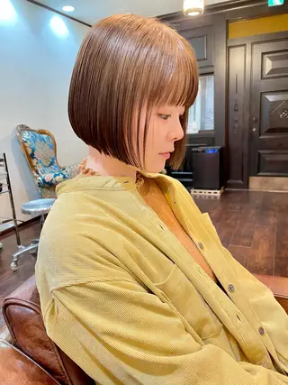 ショート 丹羽大喜 縮毛矯正/美髪矯正のヘアスタイル