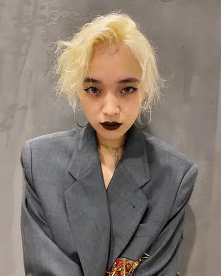 ショート カラー パーマ ヘアアレンジ 【姫カット】 ナカムラコウキのヘアスタイル