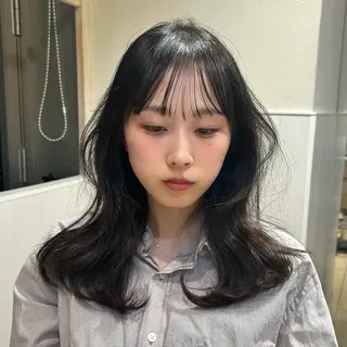 ミディアム カラー レイヤーカット✂️/ 新宿/Amiのヘアスタイル