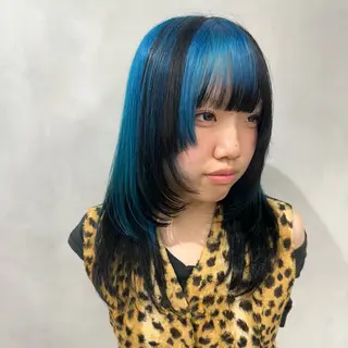 カラー デザインカラー/パー マ🦖外岡咲希🦖のヘアスタイル