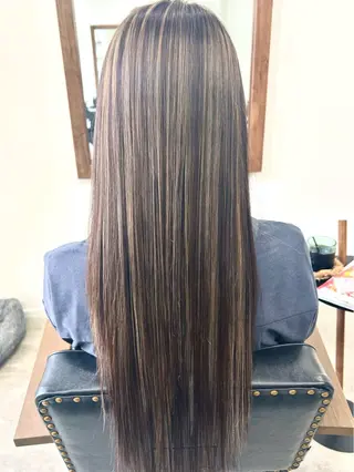 ロング カラー SOL _桐山渚のヘアスタイル