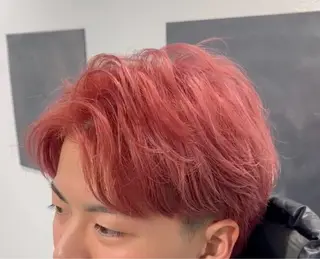 カラー メンズ 佐々木 輝のヘアスタイル