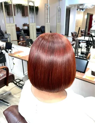 ショート カラー 🦋艶髪縮毛矯正 /なおのヘアスタイル