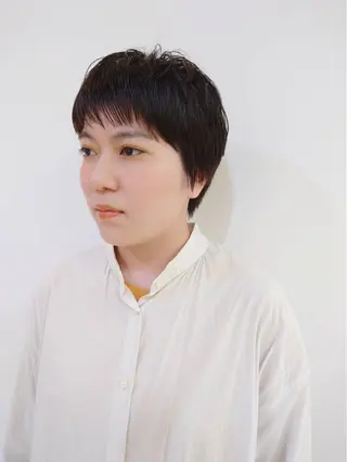 ショート kaho.🌿 ショートヘア⭐️のヘアスタイル