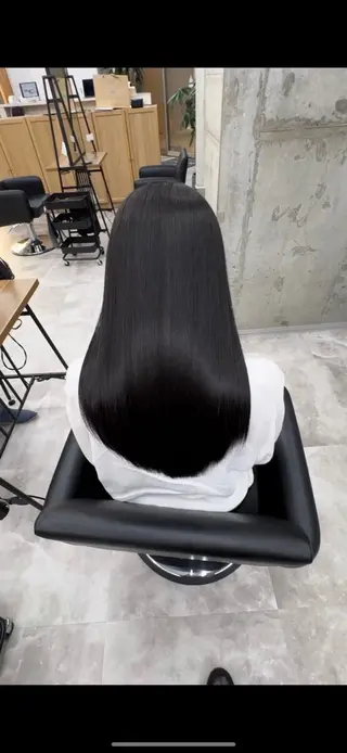 ロング カラー 艶カラー🫧✨️ 平内天将/金剛駅のヘアスタイル