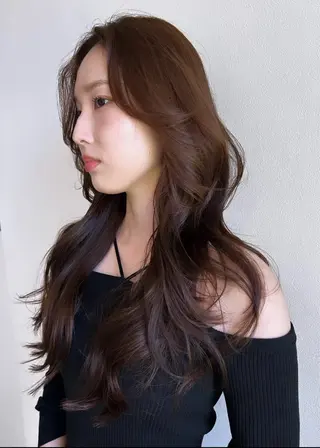 ロング カラー risako🇰🇷 韓国ヘア/レイヤーのヘアスタイル