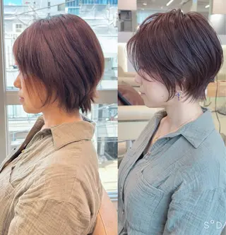 ショート 大人ショート特化/ カットモデル/表参道のヘアスタイル