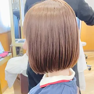 セミロング カラー ヘアアレンジ キッズ さわ きょうすけ/ ボブ髪質改善ショートのヘアスタイル