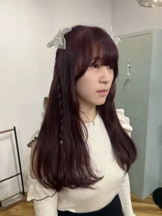 ロング カラー Ayaka🩰🎀 ガーリー/暖色♡のヘアスタイル