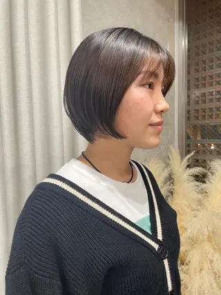 ショート カラー 吉田一輝 外国人パーマのヘアスタイル
