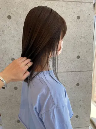 ミディアム ⭐️透け感カラー /齊藤容史⭐️のヘアスタイル