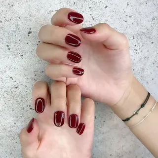 ショート カラー パーマ ヘアアレンジ メンズ キッズ ネイル マツエク・マツパ Salon Ｋのネイルデザイン