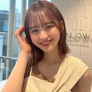 ミディアム ボブ・レイヤー🎀 エミリのヘアスタイル