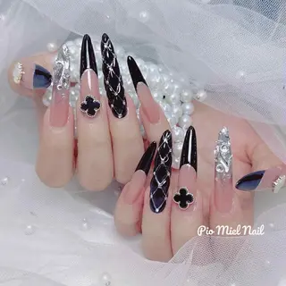 ロング HANA 長さだしのネイルデザイン