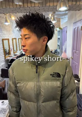 ショート パーマ メンズ 💈メンズ短髪特化 ✂︎伊藤大輝💈のヘアスタイル