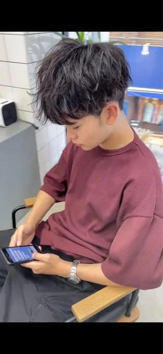 パーマ メンズ メンズ専門サロン wokeのヘアスタイル