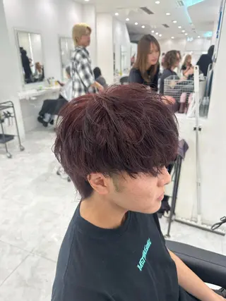 ショート カラー メンズ 🐺韓国風メンズ特化 あさひ🐺のヘアスタイル