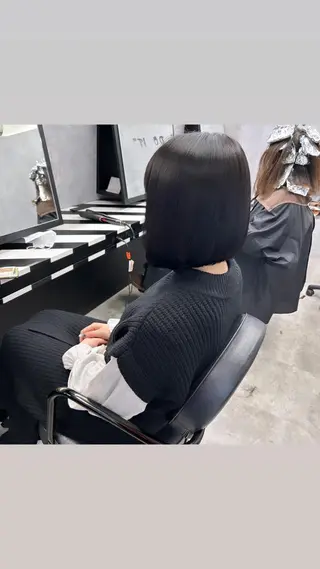 ショート 縮毛矯正・髪質改善 特化 出納 直起のヘアスタイル