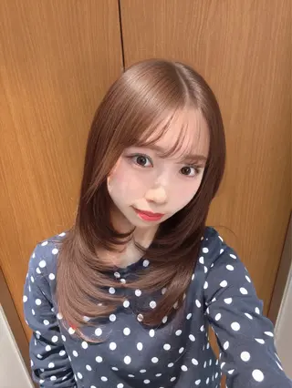 セミロング ♡大人カワイイ hair♡徳井はやとのヘアスタイル