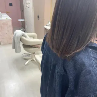 ミディアム カラー 坂本 沙也加のヘアスタイル