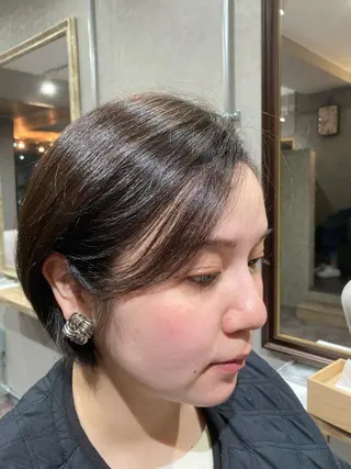 ショート カラー 浅野 順一のヘアスタイル