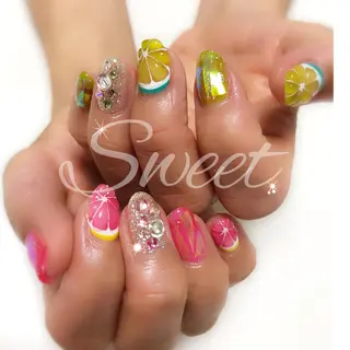ネイル sweet 仲野陽子のネイルデザイン