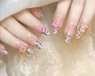 ネイル By moonネイル 🌷ワンホン/韓国風のネイルデザイン