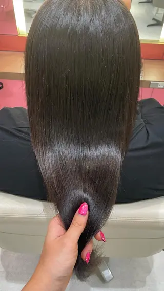 ロング パーマモデル募集🌈 森脇帆南のヘアスタイル