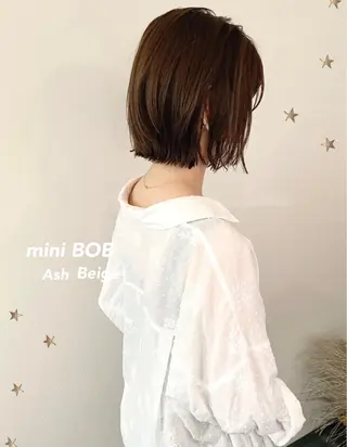 ショート カラー 市川 千夏のヘアスタイル