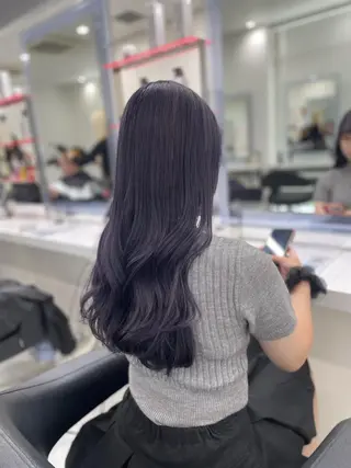 カラー ［銀座］淡色 ラベンダー🫧大村のヘアスタイル