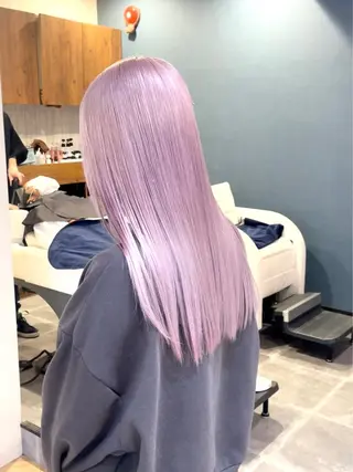 ロング カラー 市川 澪のヘアスタイル