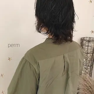 ショート パーマ 市川 千夏のヘアスタイル