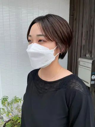 ショート カラー レイヤーカット/ マリアのヘアスタイル