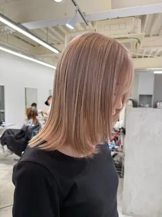 セミロング okumura makiのヘアスタイル