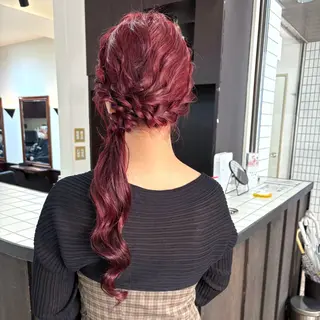 ロング ヘアアレンジ SHICUNE /ミホのヘアスタイル