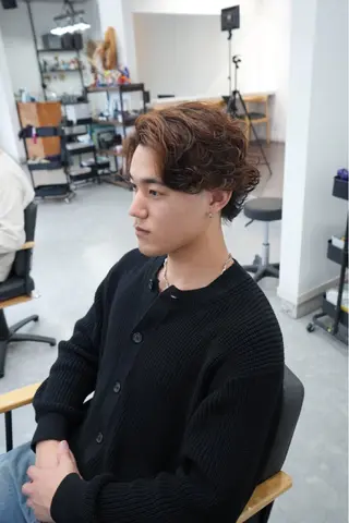 メンズ FeU【フゥ】所属・メンズパーマ WATARUのヘアスタイル