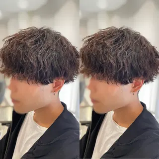 パーマ メンズ 🔹メンズ縮毛矯正 川島爽楽🔹のヘアスタイル