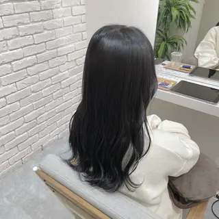 セミロング カラー 髪質改善&ヘアケア /菊池琉那のヘアスタイル