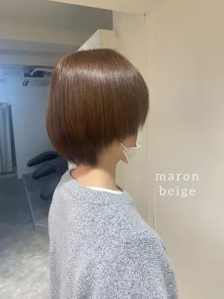 ショート カラー ヘアアレンジ ボブ /ニュアンス/ satomi🧸💖のヘアスタイル