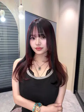 セミロング 名駅/GEM lit risaのヘアスタイル