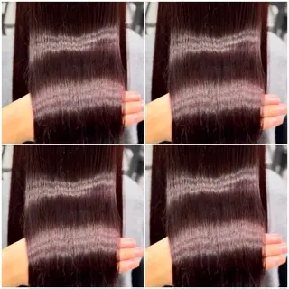 ロング カラー 髪質改善 艶髪矯正 エクステ かいり✂️のヘアスタイル