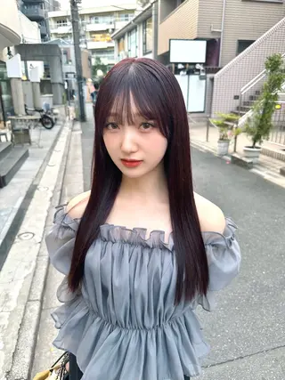 ロング カラー 韓国系レイヤー特化 hiroのヘアスタイル