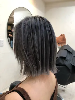 カラー シマオカイッセイ 個室サロンaceのヘアスタイル