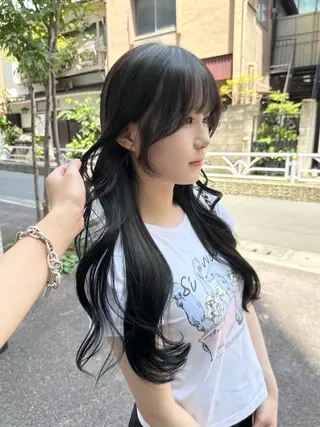 ロング カラー 韓国ヘア 店長NEGIのヘアスタイル
