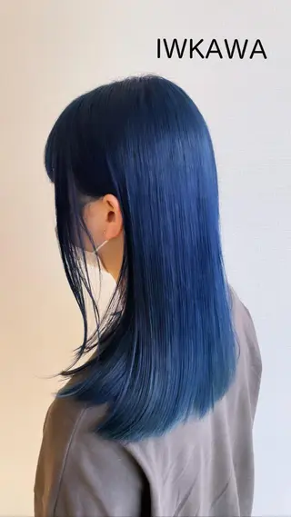 ロング カラー パーマ ヘアアレンジ 🌈ハイトーン髪質改 善🌈polon🌟のヘアスタイル