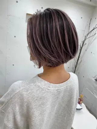 ショート カラー カラーが上手い 辻悠月のヘアスタイル