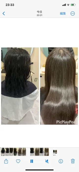 セミロング 丹野 圭太のヘアスタイル