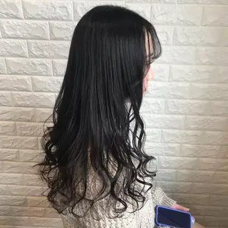 ロング 烏丸韓国ヘア🇰🇷 ayaka🎀のヘアスタイル