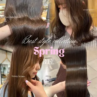 ミディアム 盛れる透明感カラー・ momokaのヘアスタイル